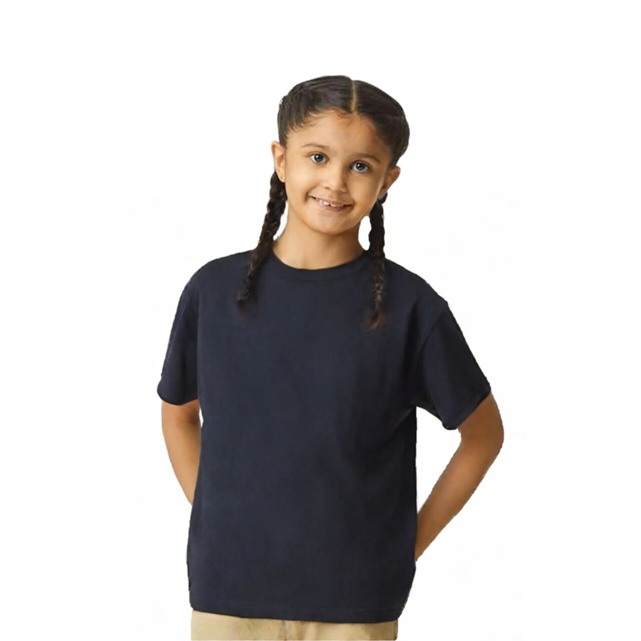 6 Pack: Gildan Softstyle Youth Short Sleeve Crewneck T-Shirt 100% Ring-Spun Cotton Modern Classic Fit Tee